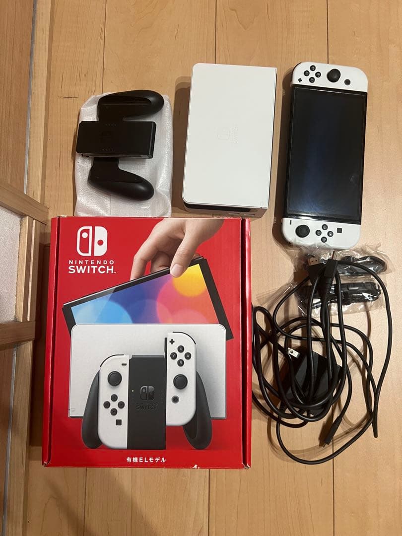 【完品】Nintendo Switch 本体 有機EL・ジョイコン付き