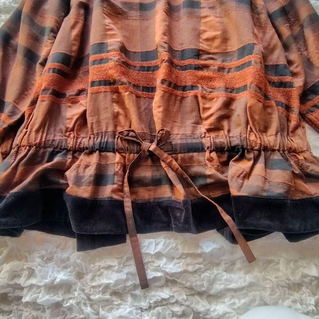 Nina様　EIKO KONDO　42　ガウンコート　チェック　E-Clat