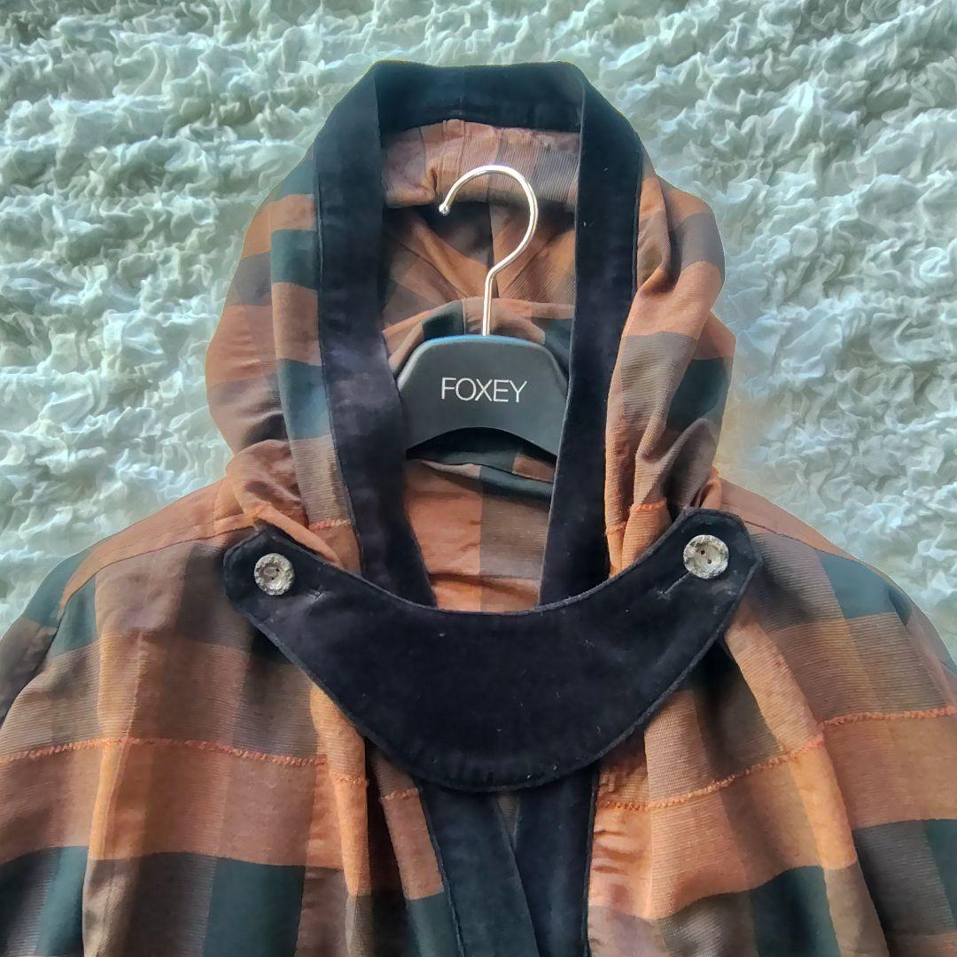 Nina様　EIKO KONDO　42　ガウンコート　チェック　E-Clat