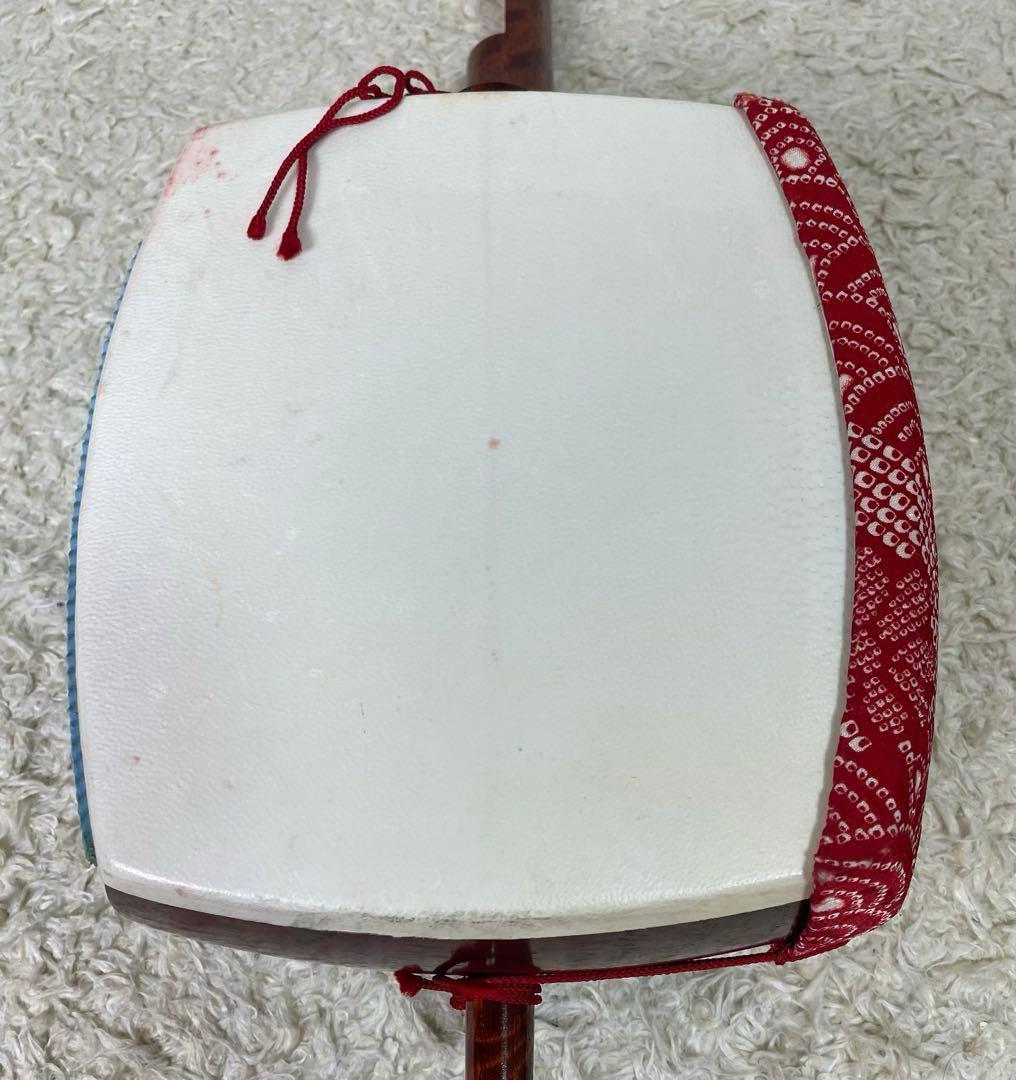 三味線 三つ折り本体と付属品セット