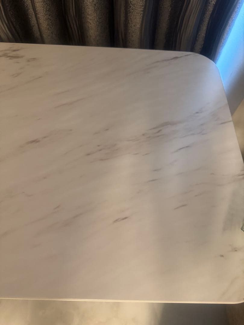 mo【美品】昇降式リビングテーブル90x48　MWH/VBR　ダイニング