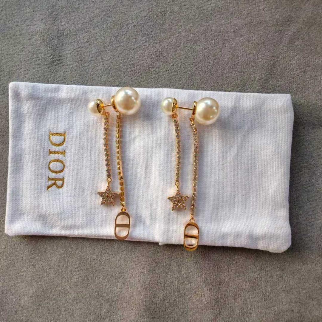 ピアス ロング ゴールド CDチャーム スター