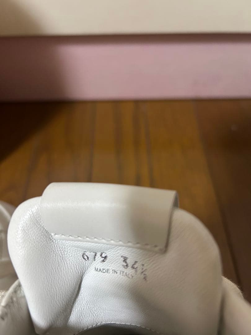 MIUMIU レザーレースアップダービーシューズ 34 2/1