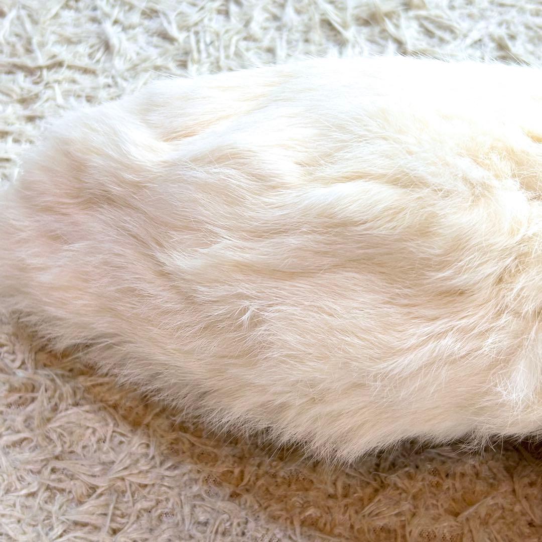 【未使用級✨️カナダ製 】 ラクーン ラビットファー クロケットハット ロシアン