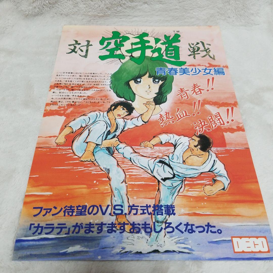 希少品 対空手道戦 青春美少女編 アーケードゲーム パンフレット