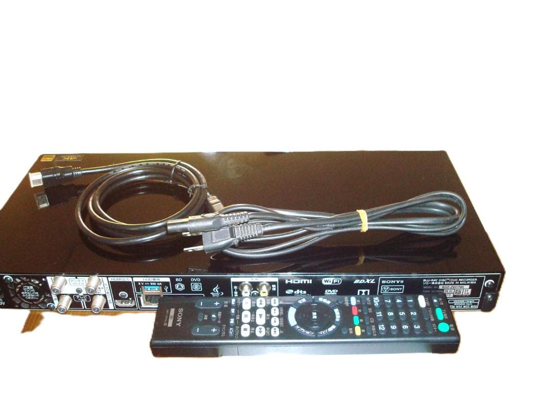 ソニー 1TB 2チューナー ブルーレイレコーダー BDZ-ZW1700