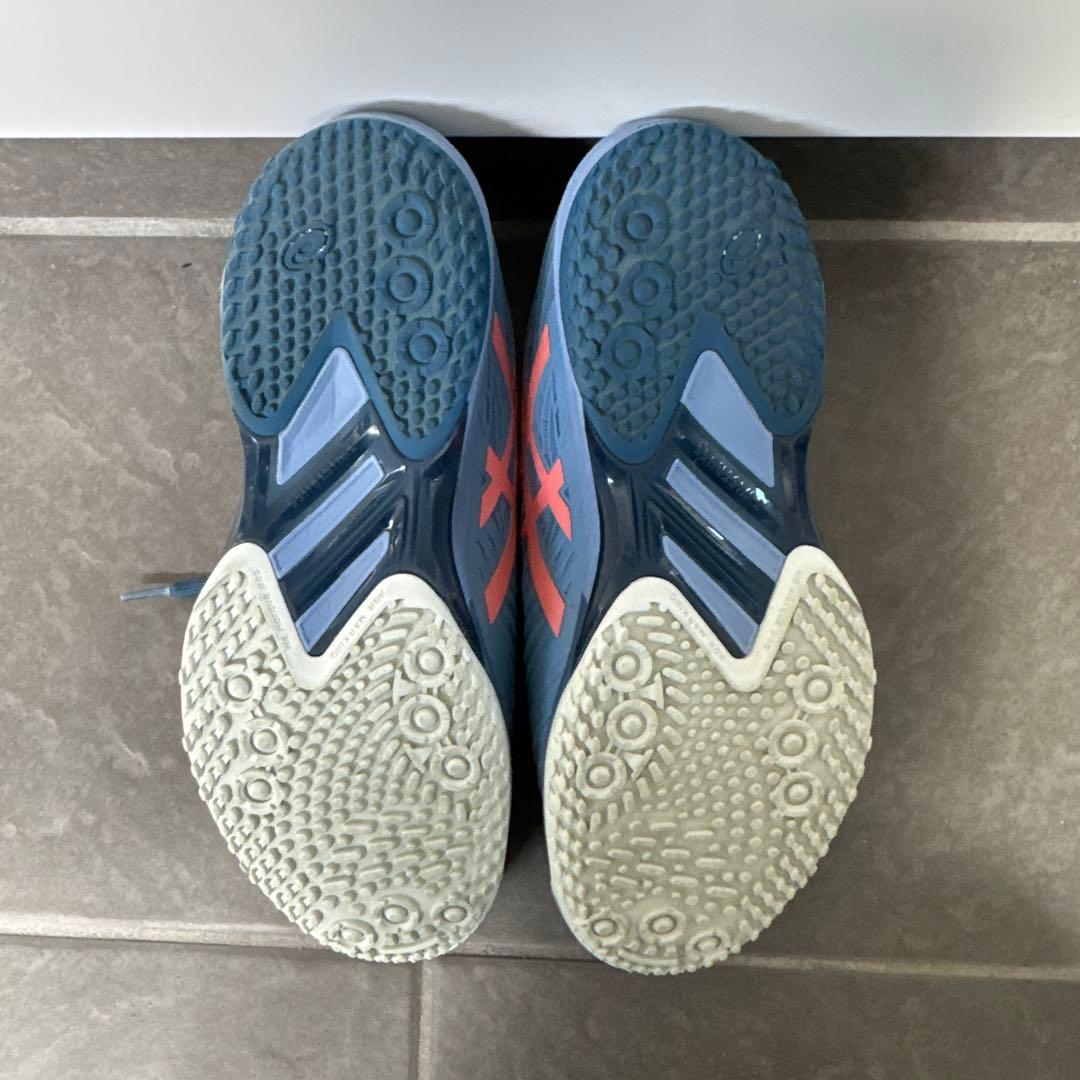 【美品】ASICSテニスシューズ28cmSOLUTION SPEEDブルーピンク