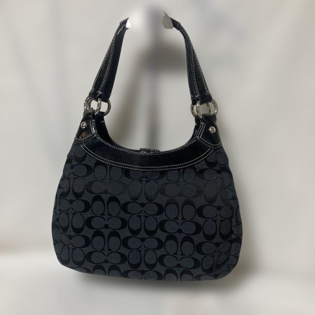 COACH シグネチャーショルダーバッグ　★ソーホー.美品.F17094