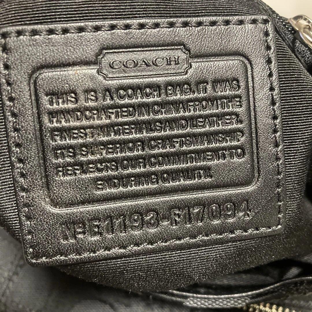COACH シグネチャーショルダーバッグ　★ソーホー.美品.F17094