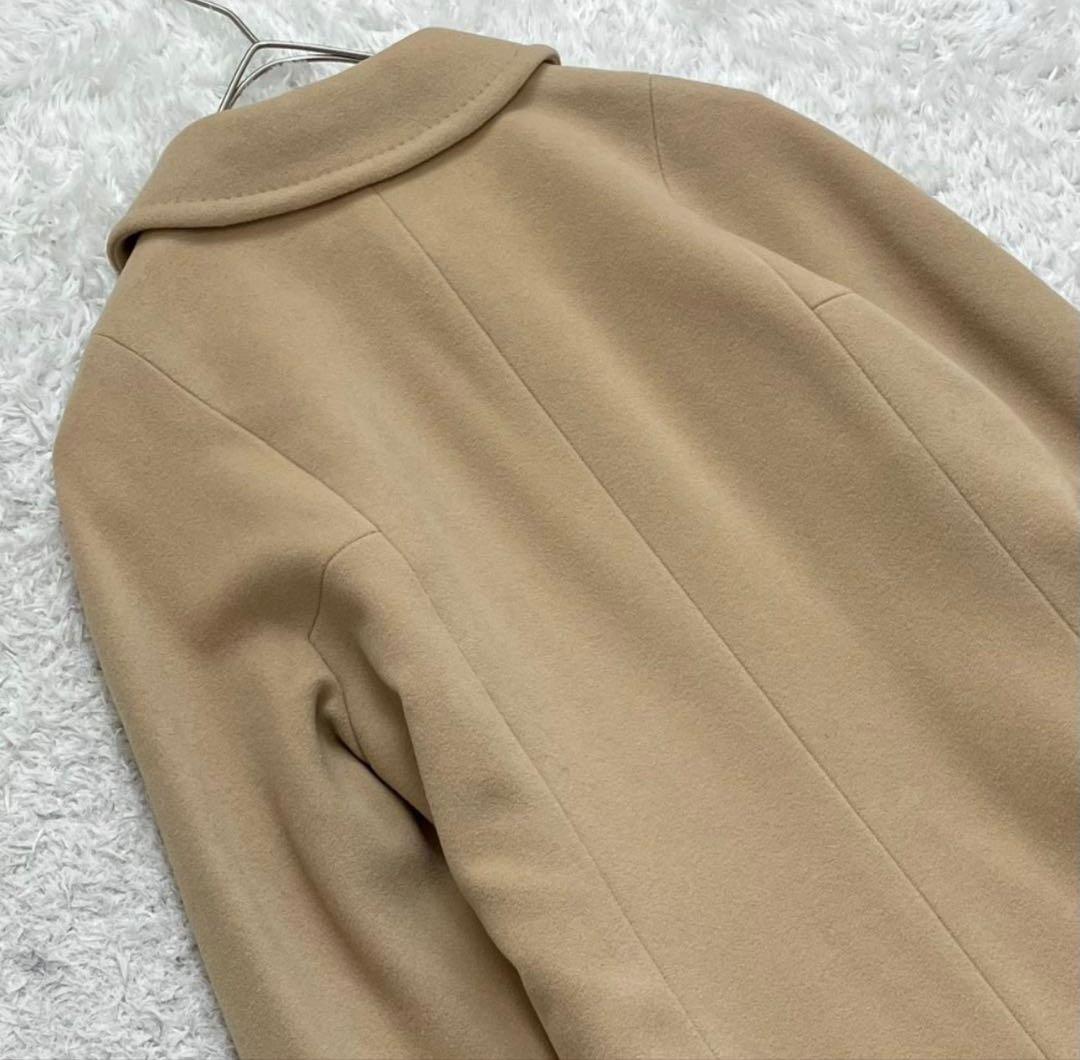 美品✨ Aquascutumアクアスキュータム ロングコート カシミヤ キャメル