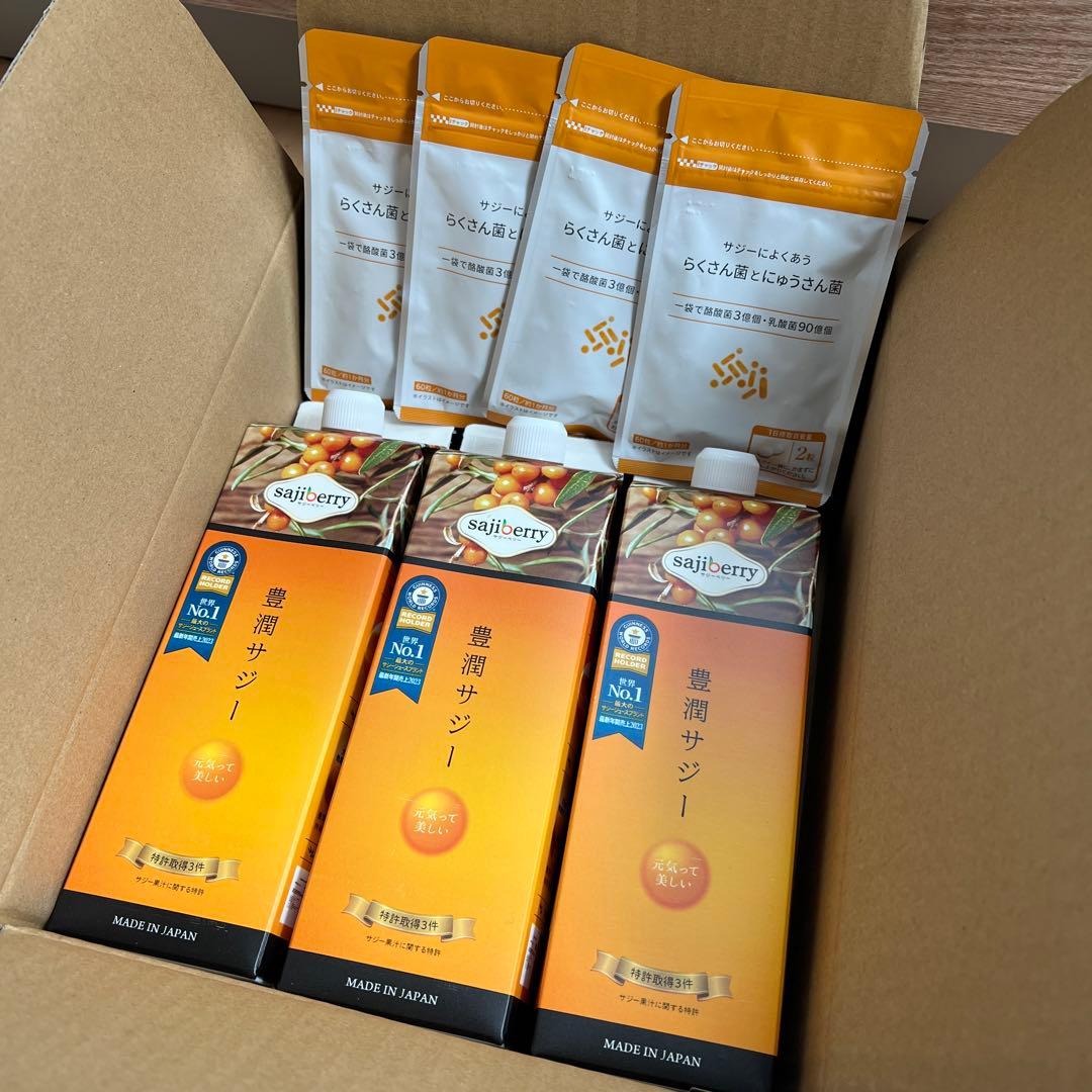 豊潤サジー3本入り(おまけつき)