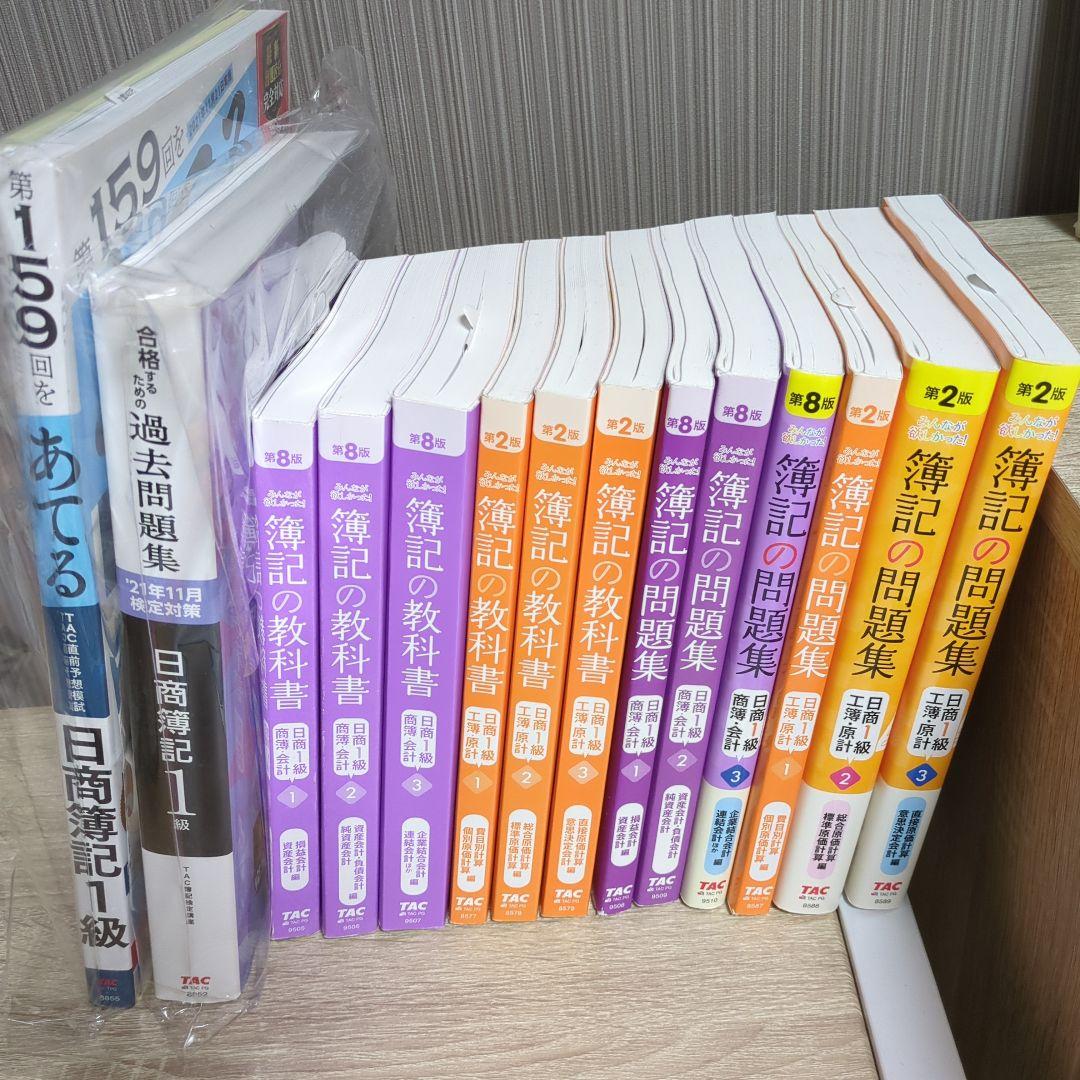 日商簿記1級　みんなが欲しかった　教科書　問題集　過去問題集　模擬試験セット