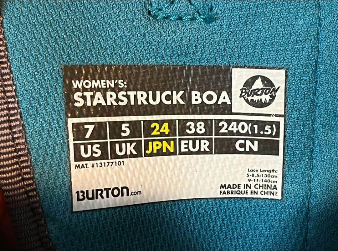 【こるでぃあさま専用】BURTON WOMEN'S ブーツ　BOA 24cm