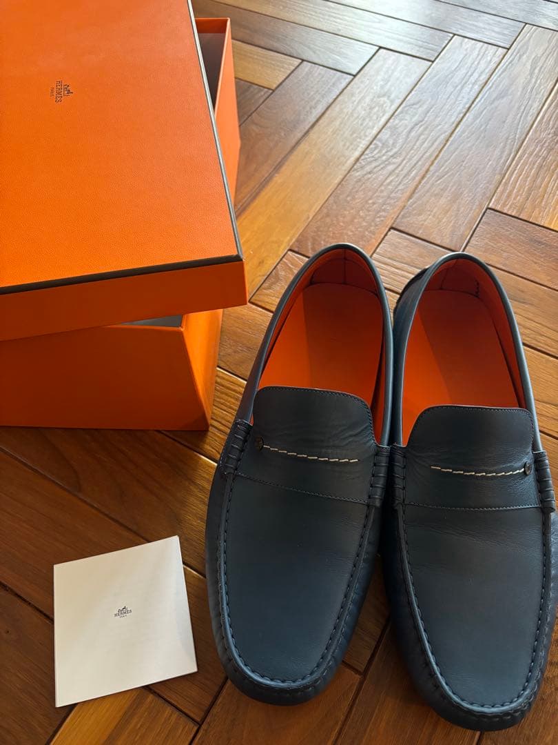 箱付き　正規店購入　エルメス　HERMES 43 メンズ　紳士用