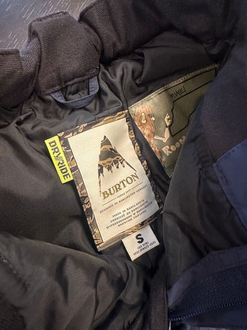 BURTON 子供用スキーウェアセット Sサイズ ネイビー/グレー