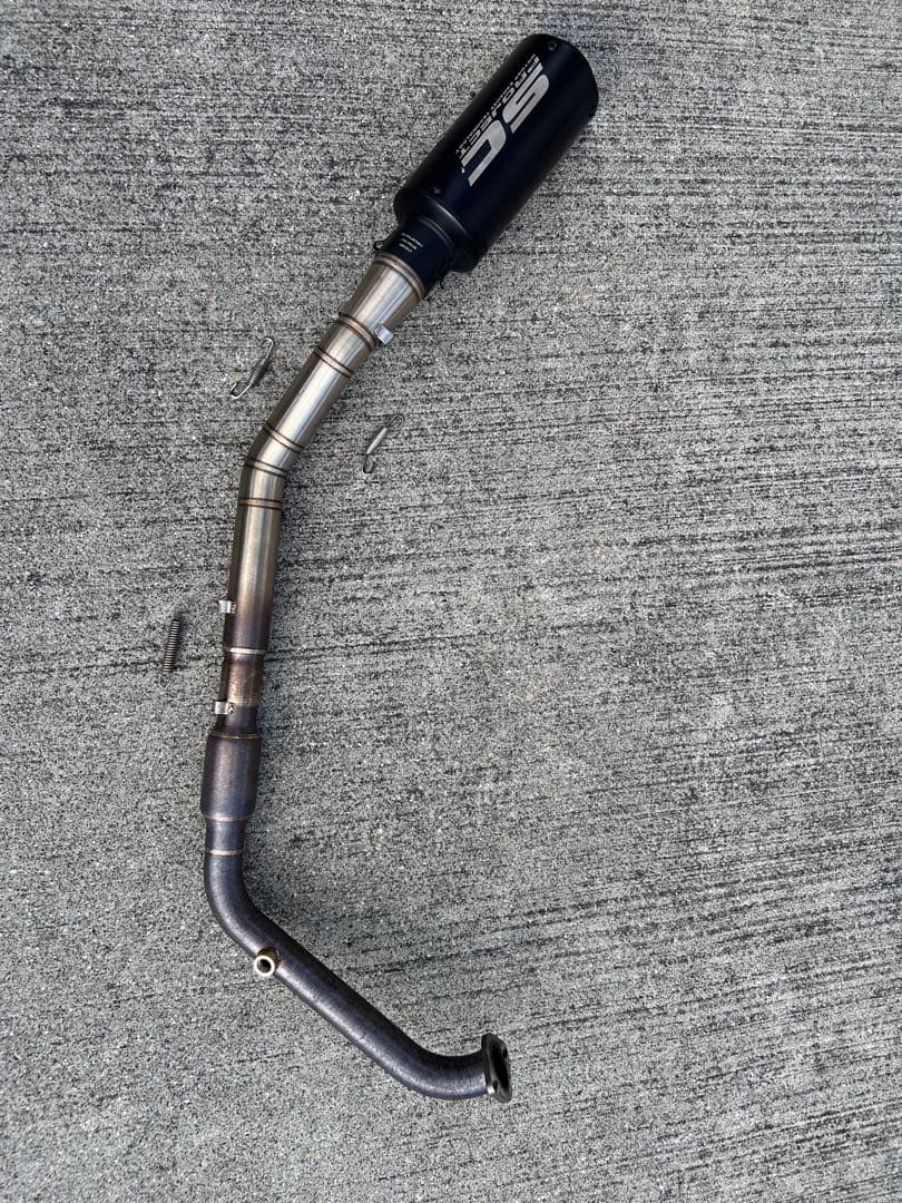 マフラー　xsr125　(消音加工済)