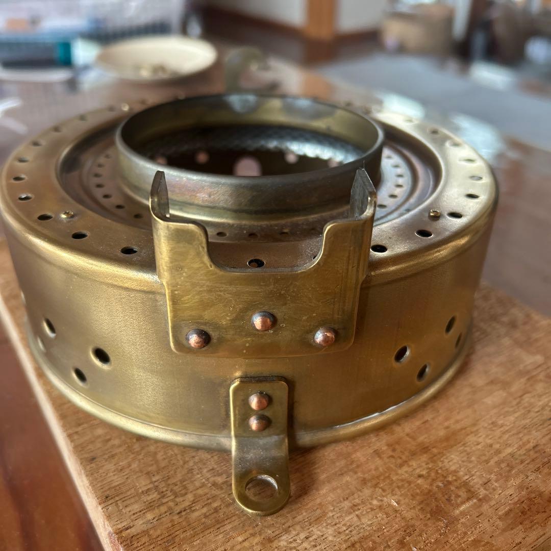 日本船燈　ニッセン　ゴールドフレーム　IS-1 ホヤ台　ワレ無し美品