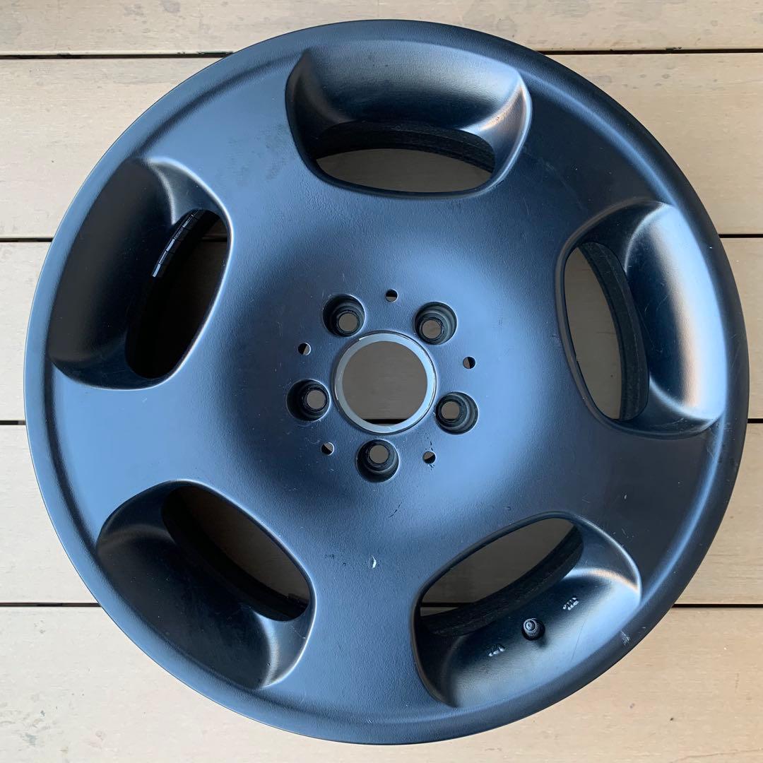 アルミホイール　マットブラック　2本　18×8J ET3/5 ①