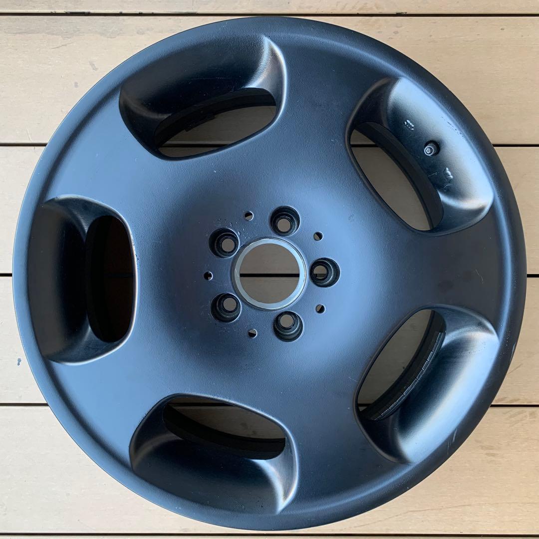 アルミホイール　マットブラック　2本　18×8J ET3/5 ①