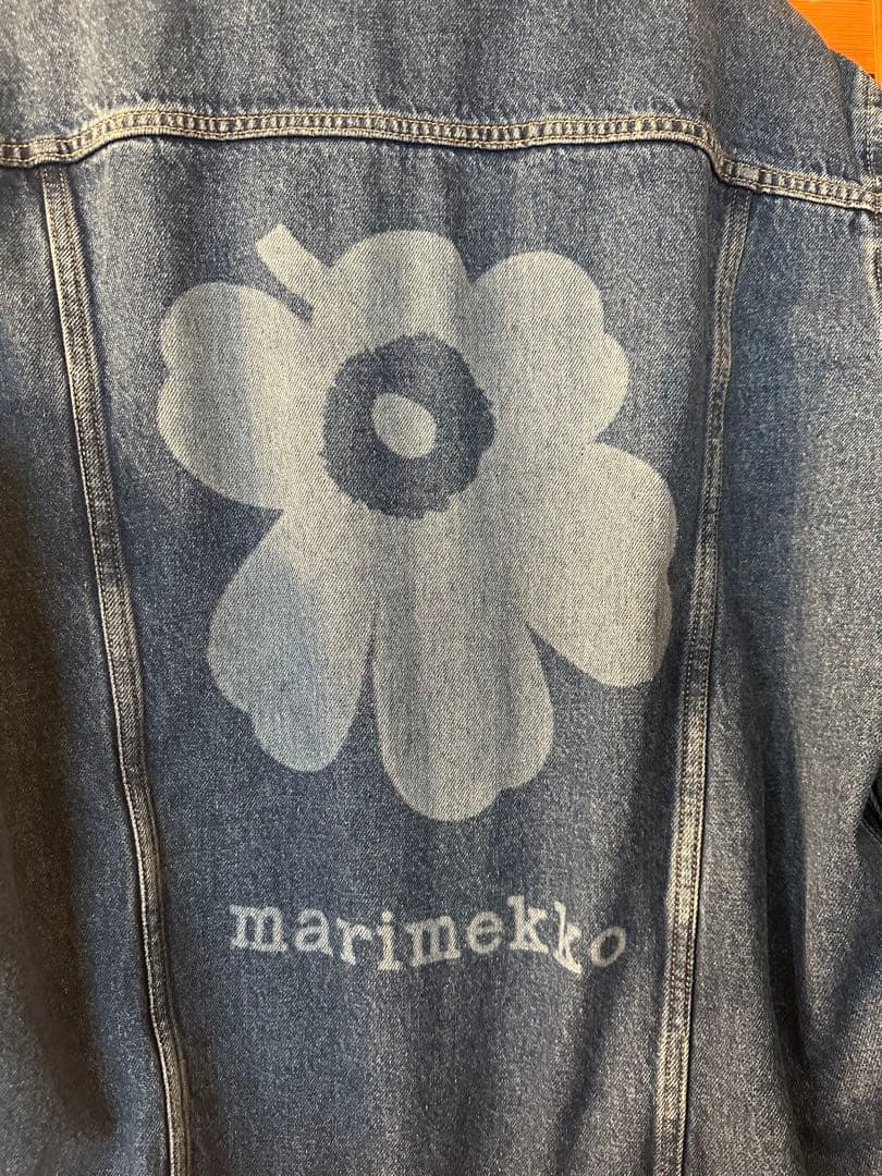 美品マリメッコMaridenim Murros Unikko デニムジャケット