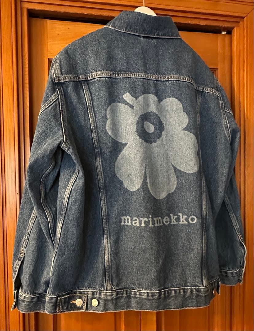 美品マリメッコMaridenim Murros Unikko デニムジャケット