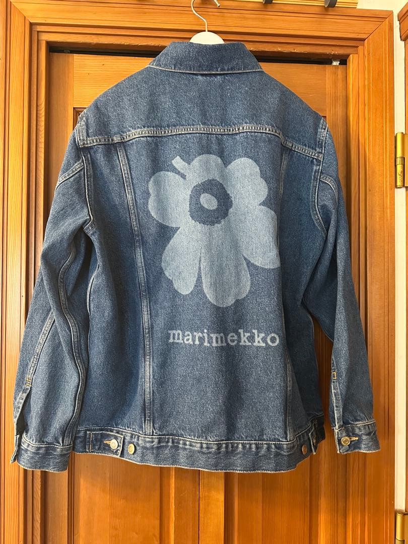 美品マリメッコMaridenim Murros Unikko デニムジャケット