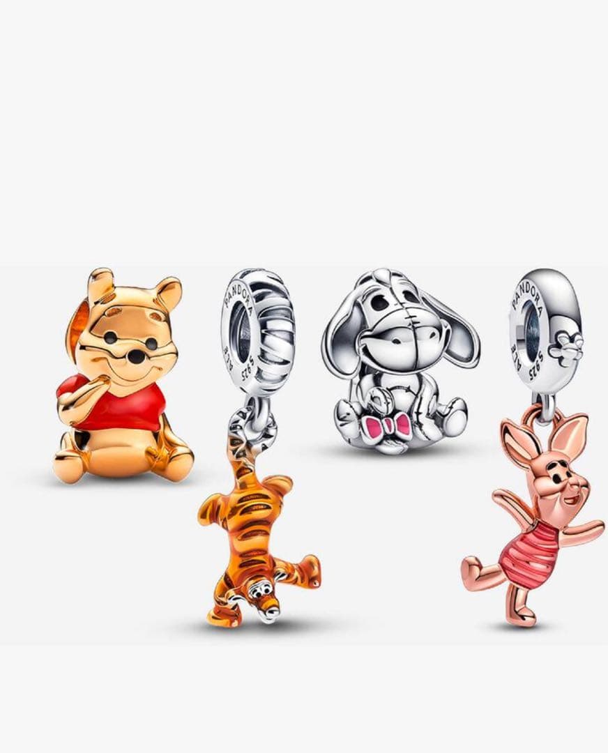 パンドラ ディズニー くまのプーさんと仲間たち チャーム