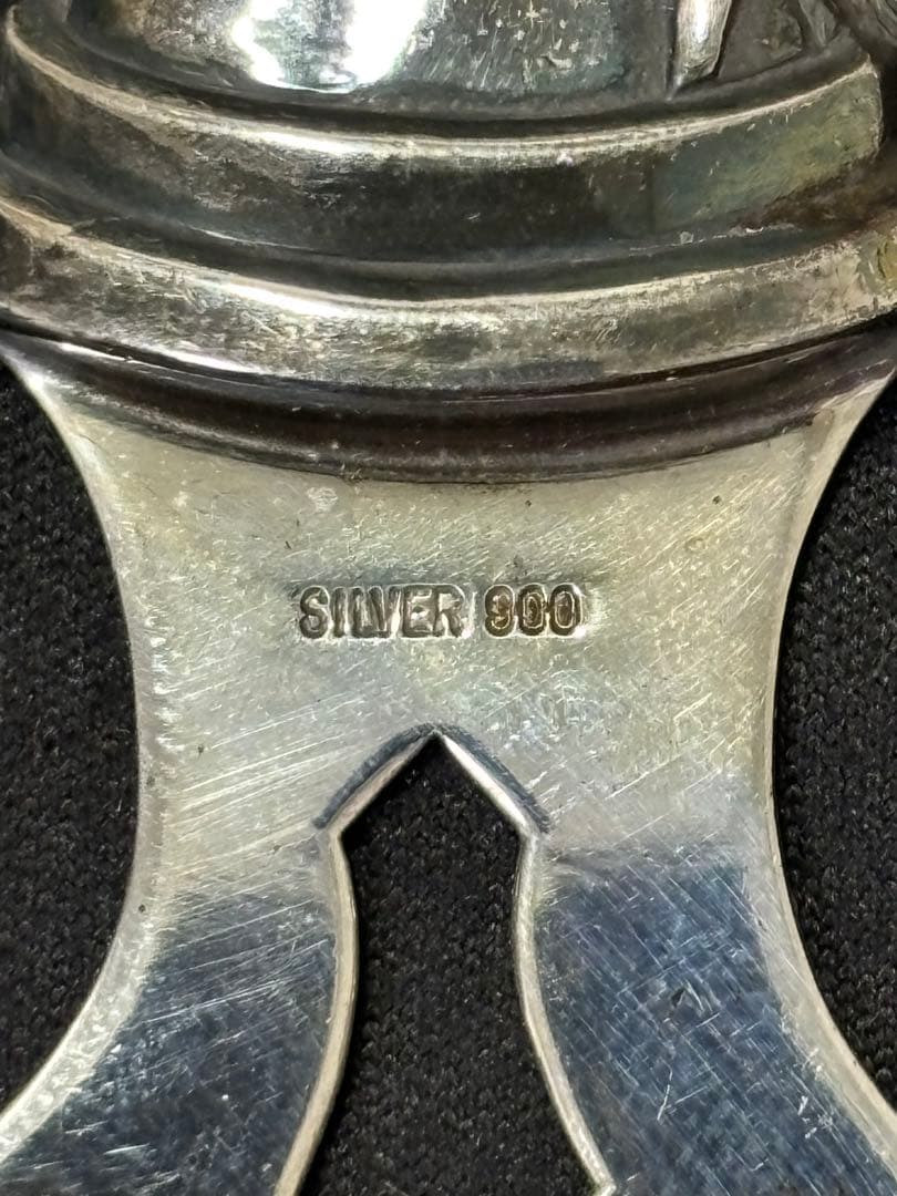 【Sv900】31.5g！銀製ペーパーナイフ。silver900刻印有り！箱付き