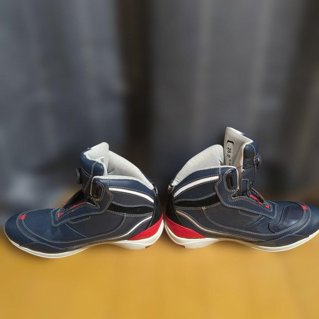 クシタニブロックフローシューズ ネイビー K-4573 28cm