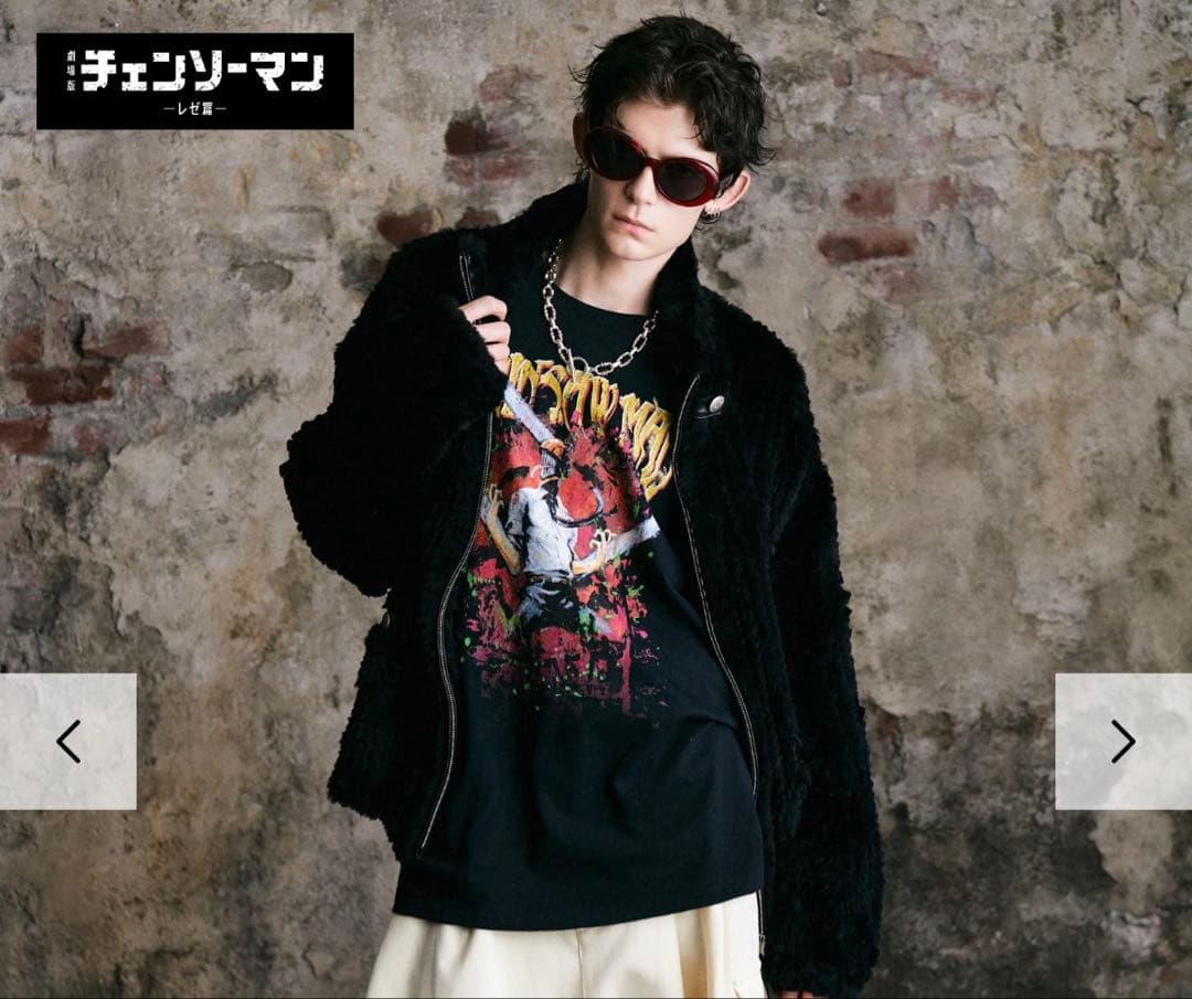 チェンソーマン　glambコラボ　ロンt Mサイズ