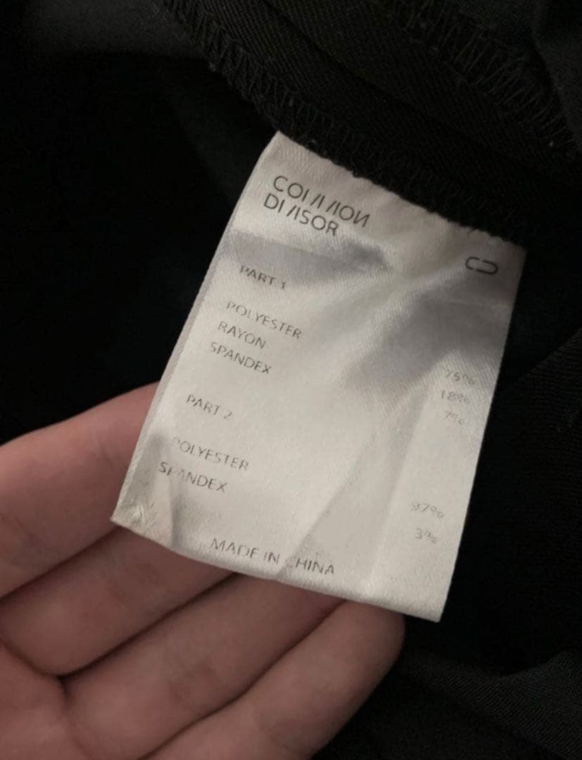 Common divisor 変形ワイドスラックス サイズ1