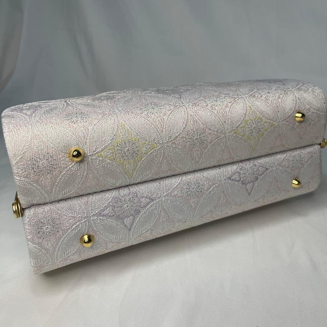 新品　草履　バッグ　セット　Mサイズ　ピンクシルバー　訪問着　フォーマル系