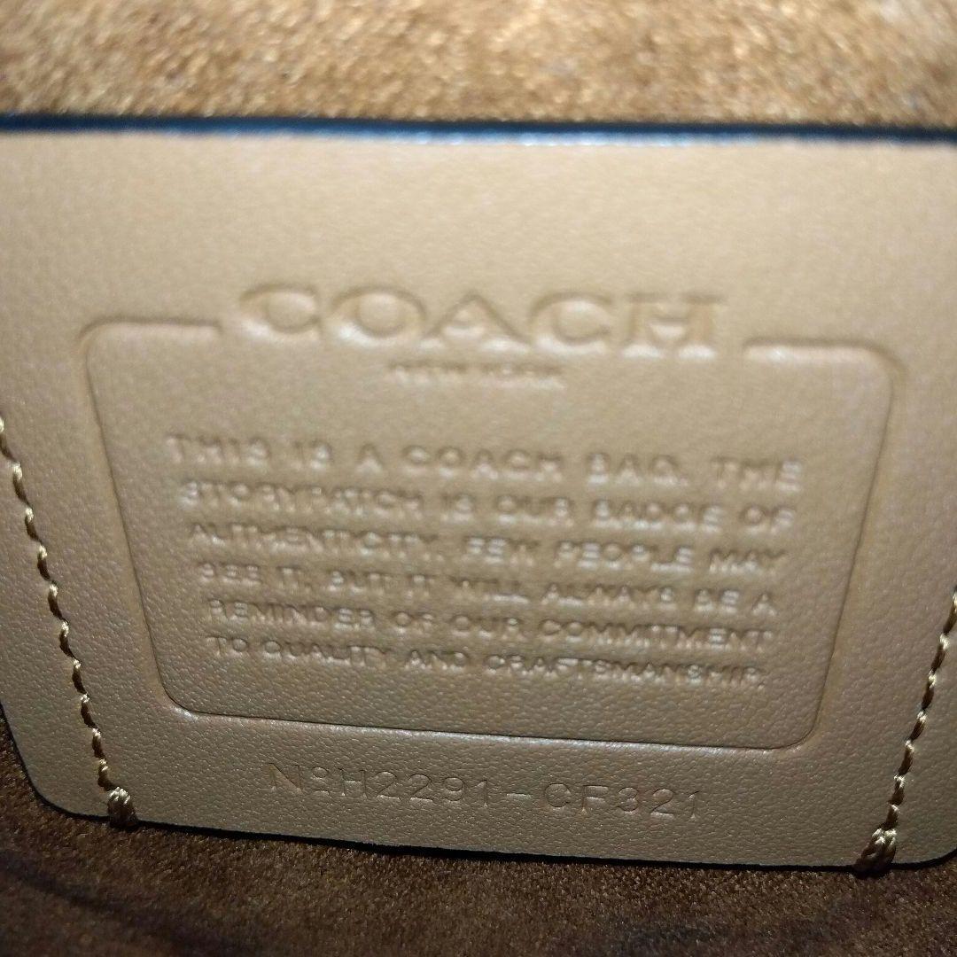 COACH モーガントップハンドル ショルダーバッグ 2way レザー