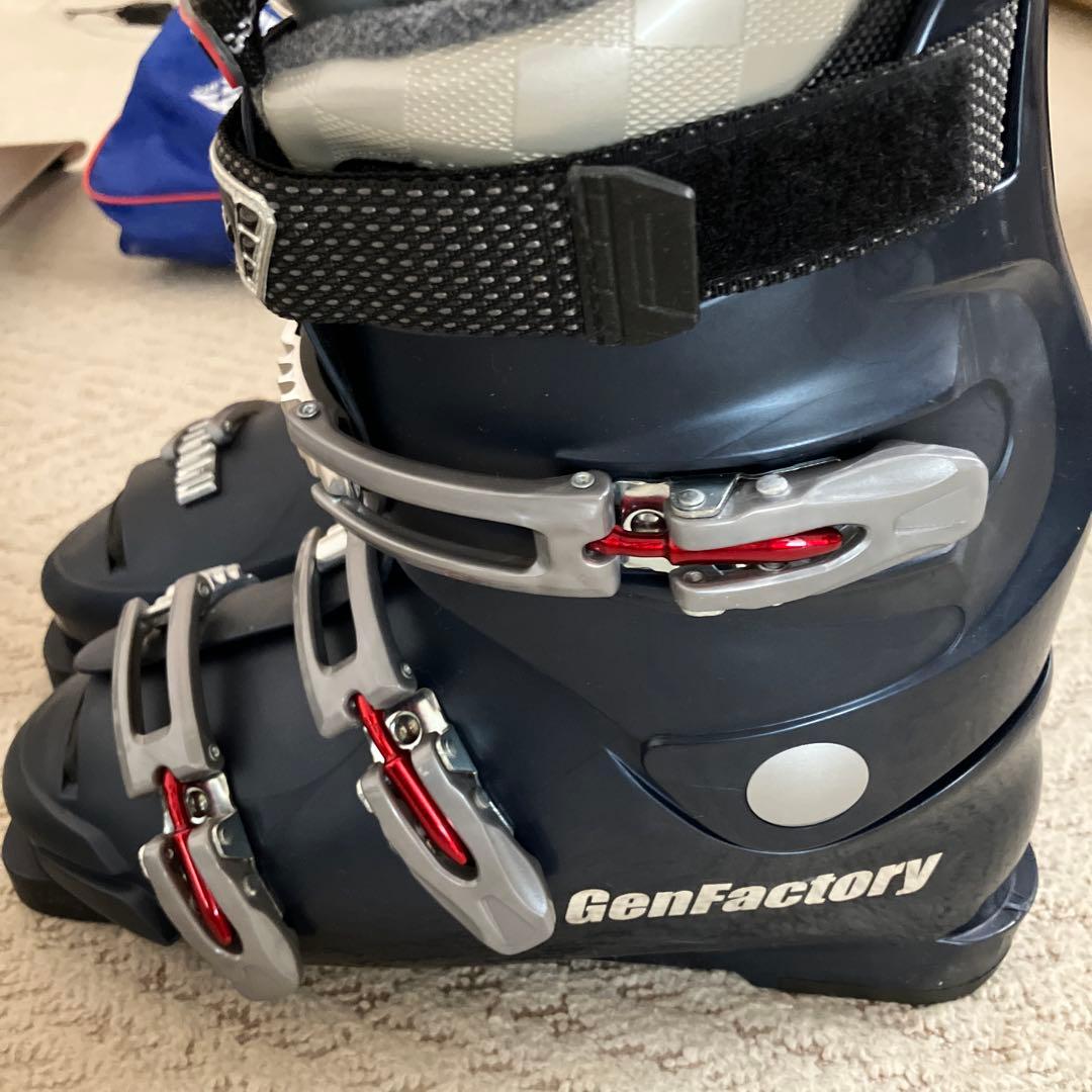 スキー、ビンディング、ブーツセット