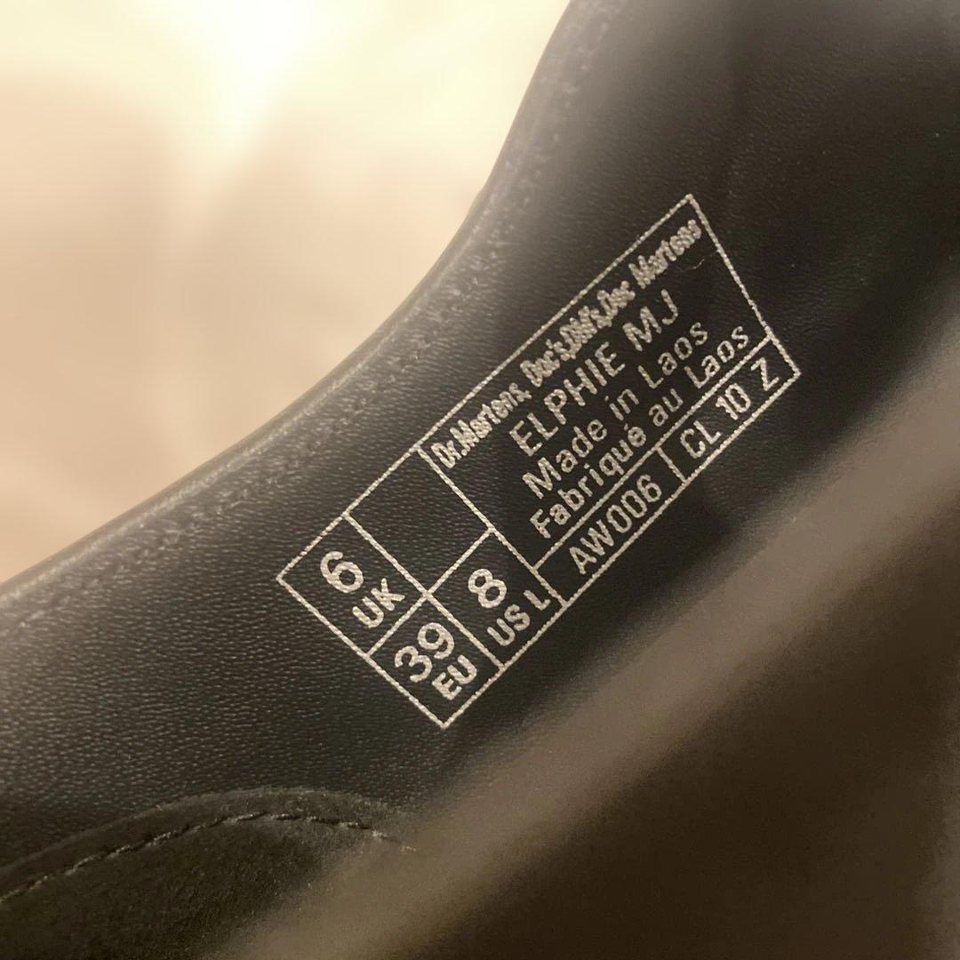 ドクターマーチン　ELPHIE メリージェーン シューズ　パンダ