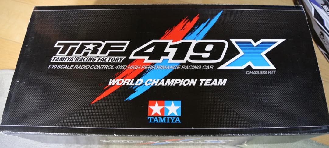 タミヤ TRF419XR 　タイヤ、ライキリボディ他付き　走行僅か品　完成車