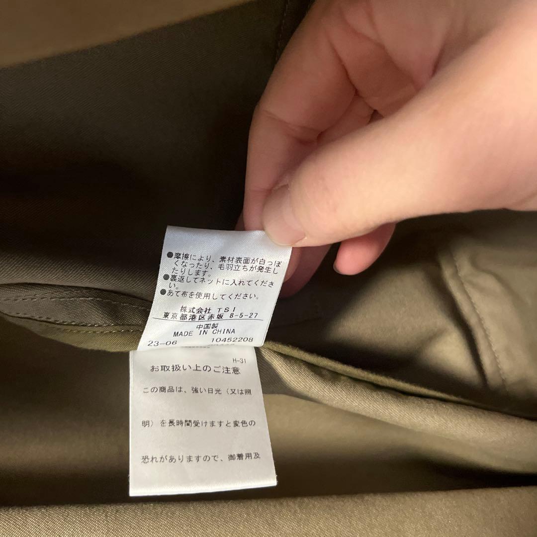 MHL, ベージュ トレンチコート　ダウンライナー付き　サイズ0