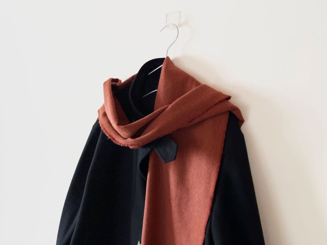 限定品 マーガレットハウエル×フォックスブラザーズ カシミヤウールマフラー 5万