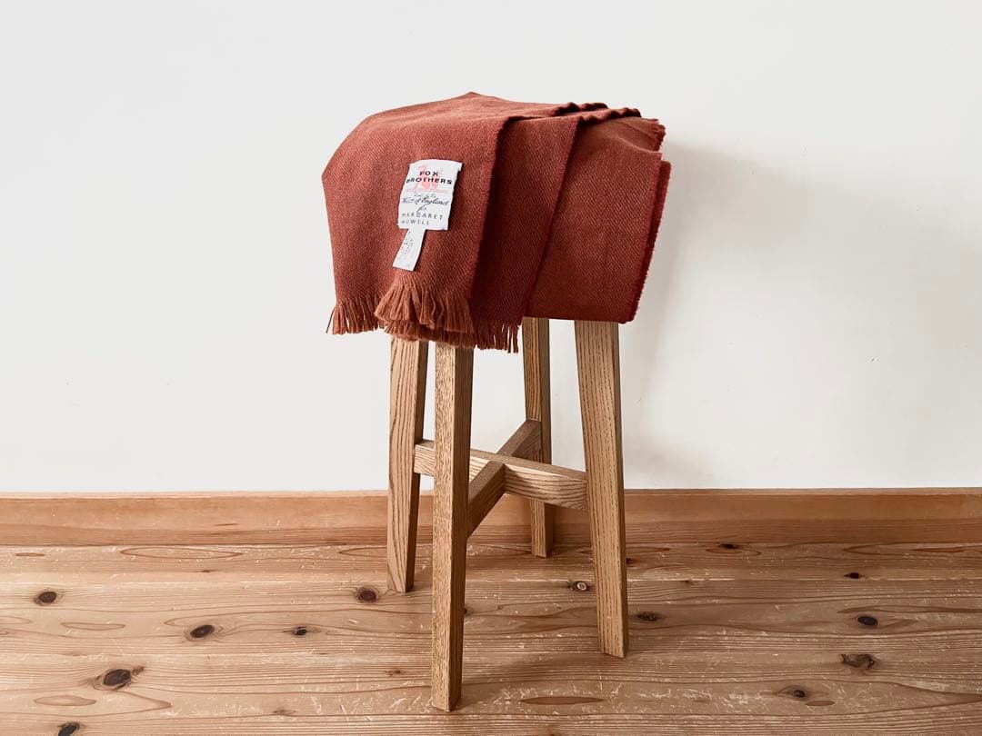 限定品 マーガレットハウエル×フォックスブラザーズ カシミヤウールマフラー 5万