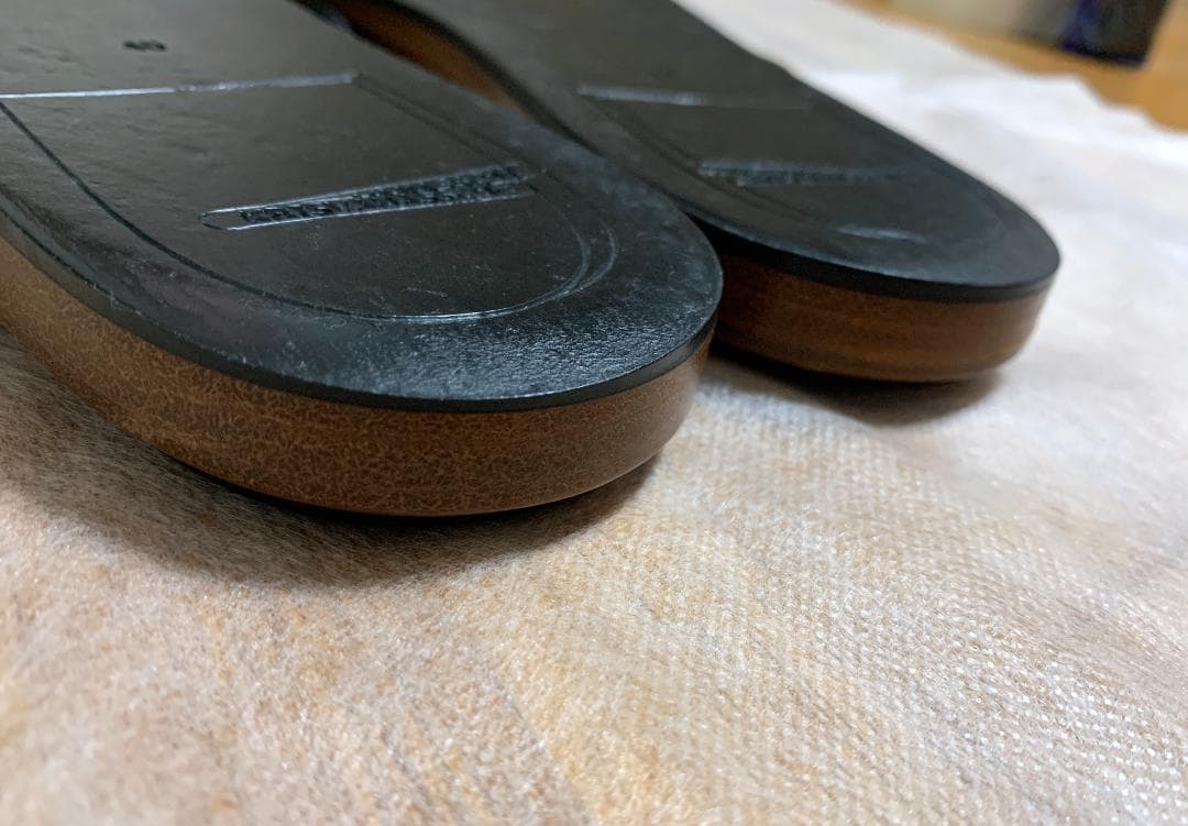 名作 KRISVANASSCHE レザーサンダル ブラック 40 トング