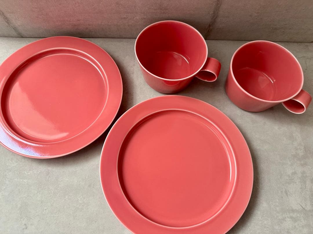 イイホシユミコ　アンジュール　ベルガモットピンク　食器セット