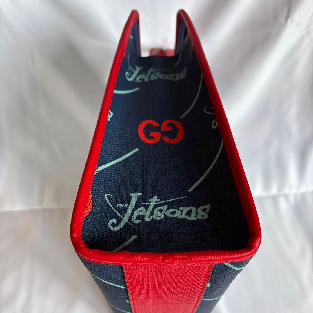 極美品 グッチGUCCI チルドレン ジェットソンコラボ トートバッグ GGロゴ