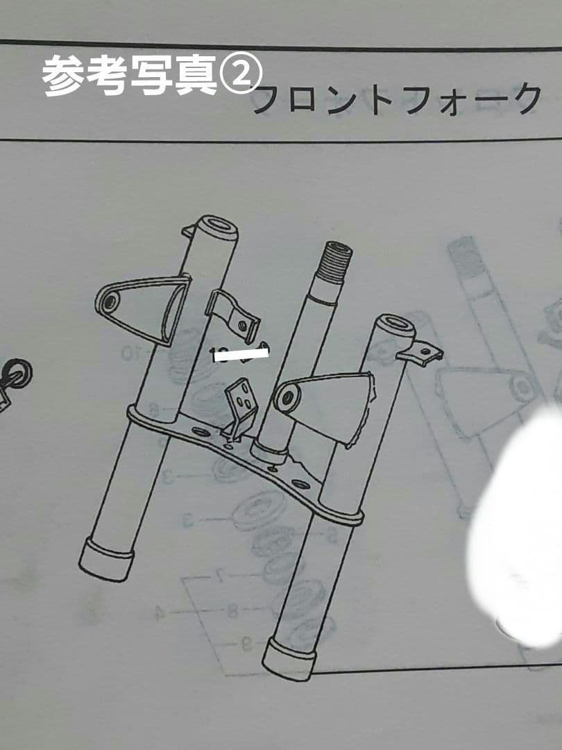 ホンダ モンキー　純正フロントフォーク　中古出品　Z50Js