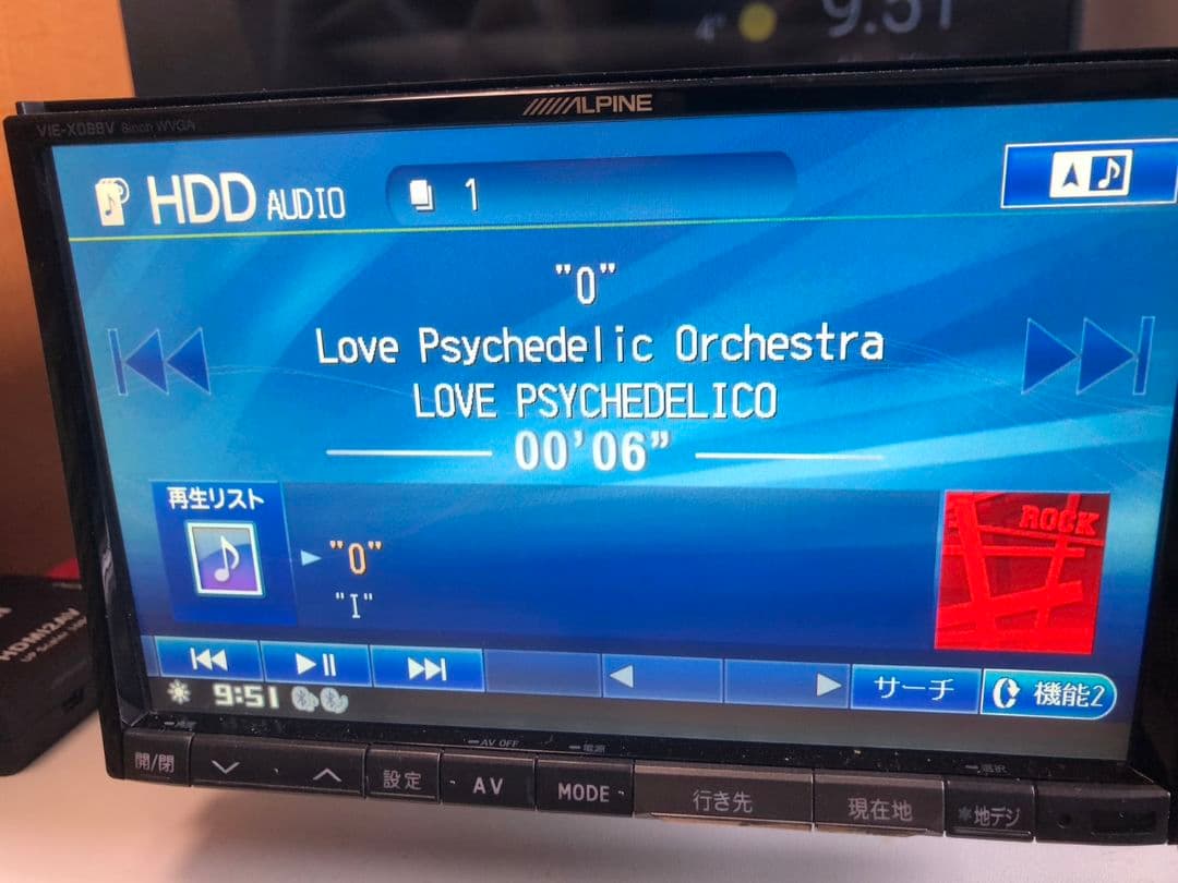 アルパイン 8インチナビ X088V Spotify再生 ファイヤTV接続可能