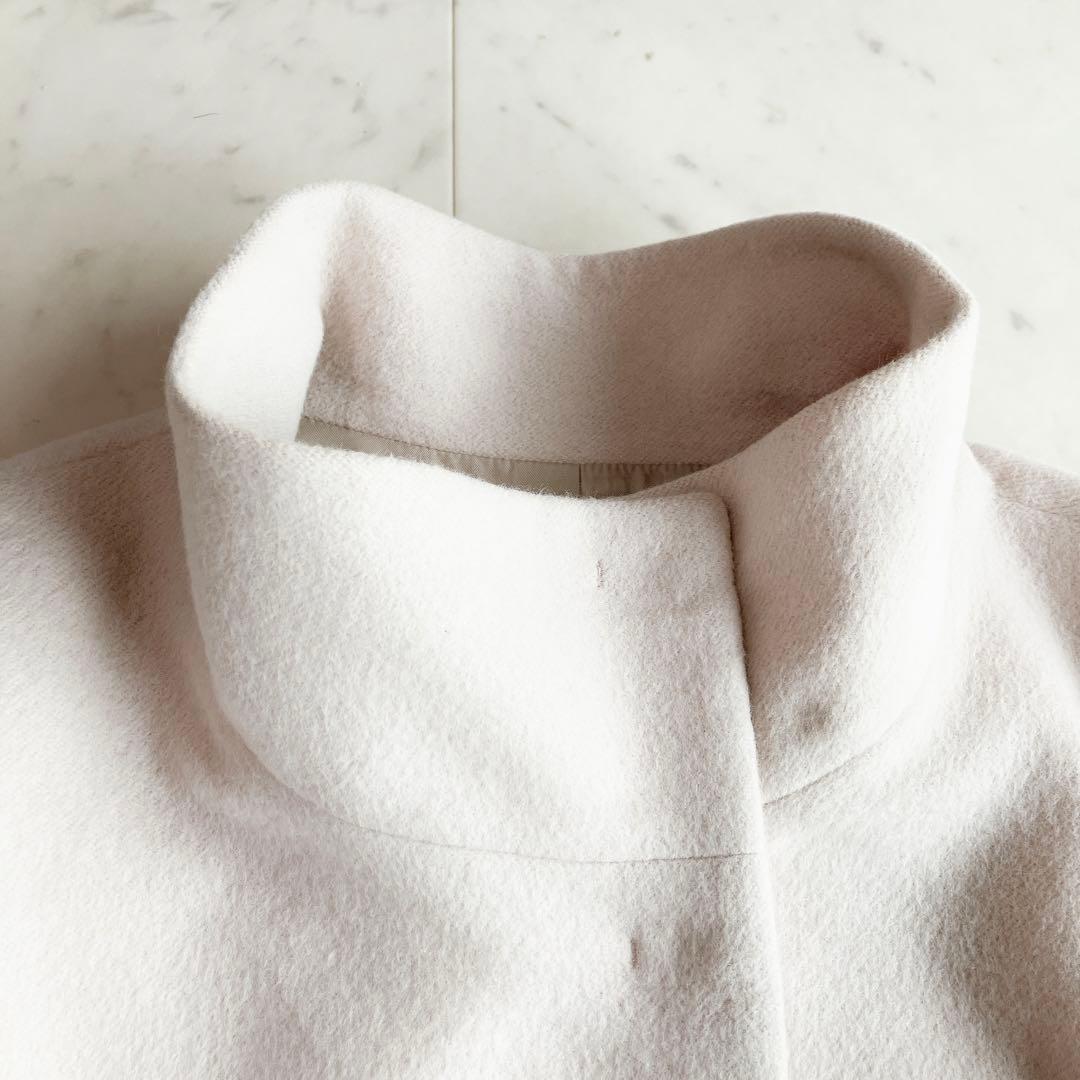 ANAYI アンゴラビーバー 袖フレアコート 38