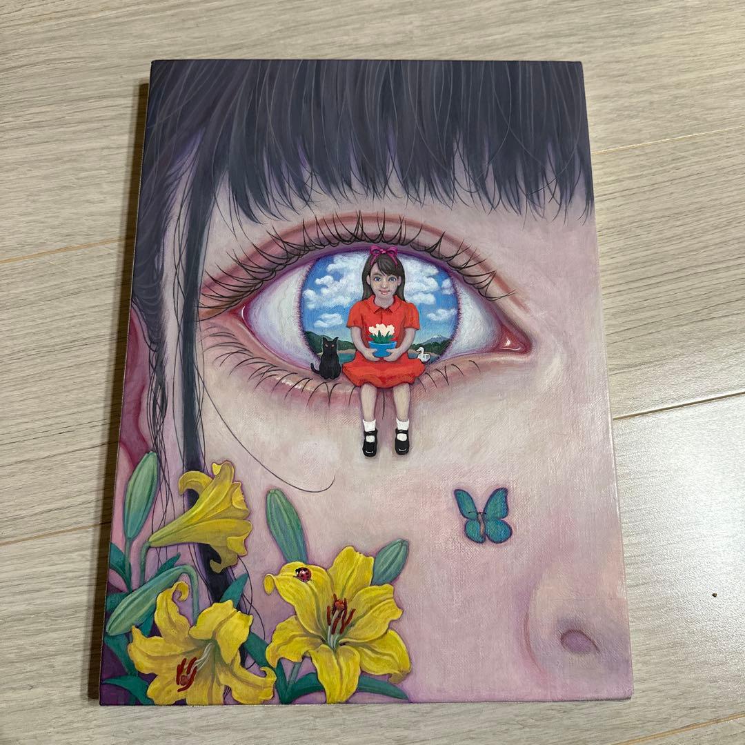 冨田淳 アクリル画 まなざし 2022 原画