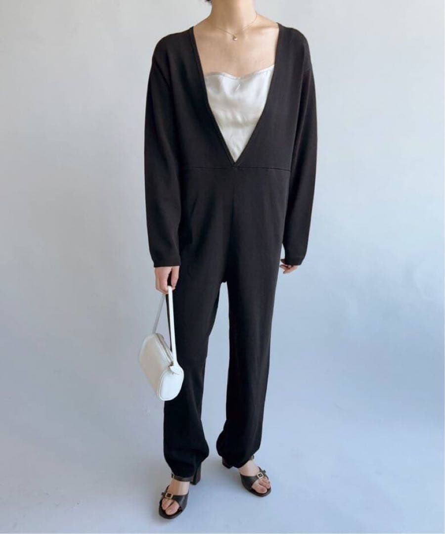 【美品】editforlulu abc NEW ニットオールインワン