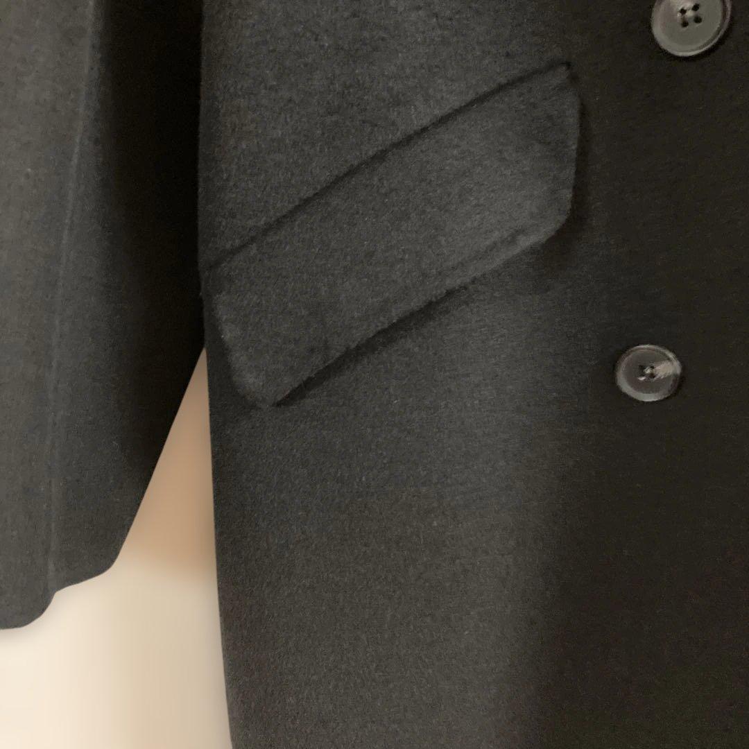 zara ウールオーバーサイズ　ダブルコート　ブラックSサイズ　最終値下げです