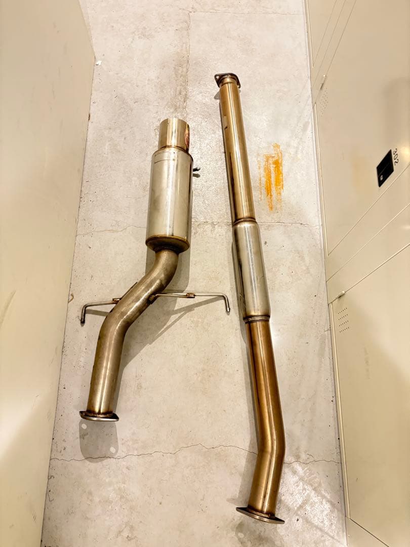 こりどら　ランエボ CT9A マフラー カキモト フルメガn1+Rev