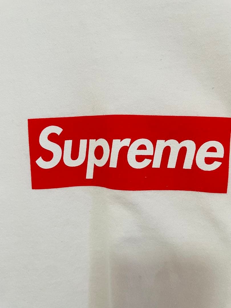 クリーニング済み　Supreme - Box Logo L/S Tee ホワイト